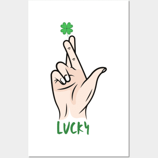 lucky shamrock heart st patrick's day parade clover holiday Posters and Art